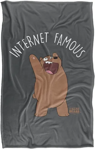 Vista 2 de We Bare Bears - Manta muy suave al tacto sedoso de Internet, 36 x 58 pulgadas