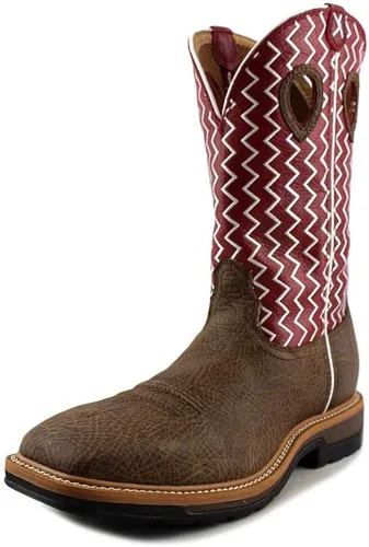 Vista 9 de Twisted X Botas Tech X para hombre de 12 pulgadas, botas occidentales casuales para hombre Marrón