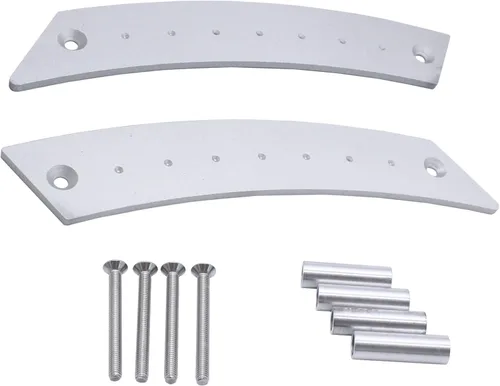 Vista 7 de 1 par de manijas de aluminio para panel de puerta, color negro, 2 manijas+4 tornillos compatibles con VW Beetle Bug 1998-2010