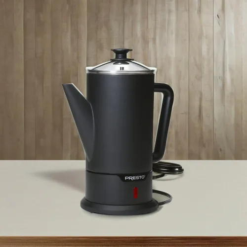 Vista 8 de Cafetera eléctrica Presto, de acero inoxidable, rinde 12 tazas, ninguno , Plateado