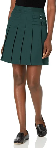 Vista 15 de French Toast Girls Adjustable Waist Pleated-Front Two-tab Scooter Azul marino