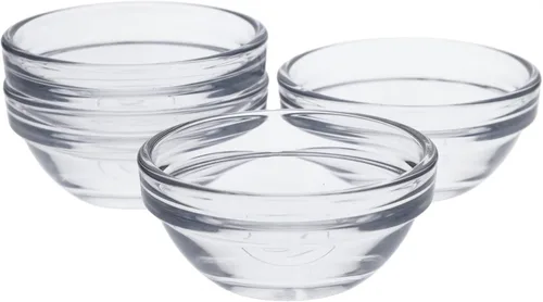 Vista 7 de Beille Mini Cuenco Pequeño de Vidrio de 2 Pulgadas Esencial para Cocina, 2 piezas