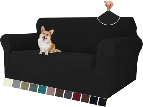 Vista 69 de MAXIJIN Funda elástica para silla con brazos, 1 pieza para sofá o silla de estar, funda antideslizante (31-46 pulgadas), protector de muebles que se