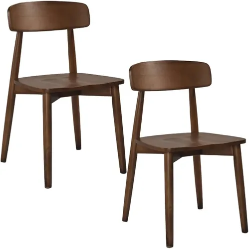Vista 16 de YVYKFZD Sillas de comedor de madera maciza, juego de sillas de comedor de salón, sillas de cocina sin brazos con respaldo curvo, silla auxiliar