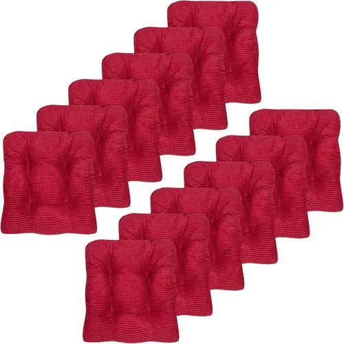 Vista 20 de Sweet Home Collection - Cojín de espuma de memoria triturada para silla premium, con capitoné, parte trasera de goma antideslizante con micropuntos