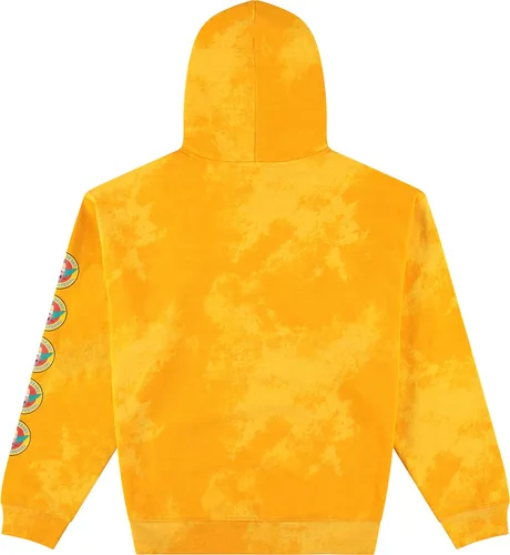 Vista 2 de The Simpsons Sudadera con capucha clásica Bart Simpson Homer, Bart, Lisa, Otto Tie Dye para hombre