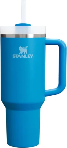 Vista 211 de STANLEY Quencher H2.0 Vaso Térmico con asa y pajilla, 64 onzas, tapa Flowstate de 3 posiciones, gran capacidad para viajes y deportes, vaso de acero