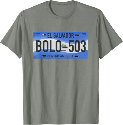 Vista 5 de Camiseta con frases típicas de El Salvador pupusas, Negro, S