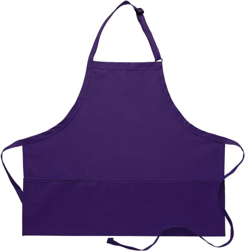 Vista 4 de DayStar Apparel Delantal con peto de 3 bolsillos de alta calidad con cuello ajustable y lazos extralargos, estilo 200