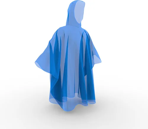 Vista 5 de Hagon PRO Disposable Rain Ponchos for Adults (5 Pack)