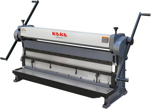 Vista 9 de KAKA INDUSTRIAL Freno de Metal, 8-pulgadas, máquina de corte de freno y rodillo de 3-en-1, corte de 20-calibres, 90° Máquina de rodillo deslizante