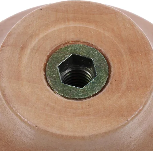 Vista 3 de Kichvoe 2 pomos de repuesto para mango de tapa de olla para utensilios de cocina, ajuste universal, pomos de tapa de sartén de madera, resistentes a