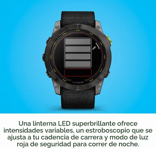 Vista 6 de Garmin Enduro™ 2 – Reloj de ultrarendimiento, batería GPS de larga duración, carga solar, mapas precargados