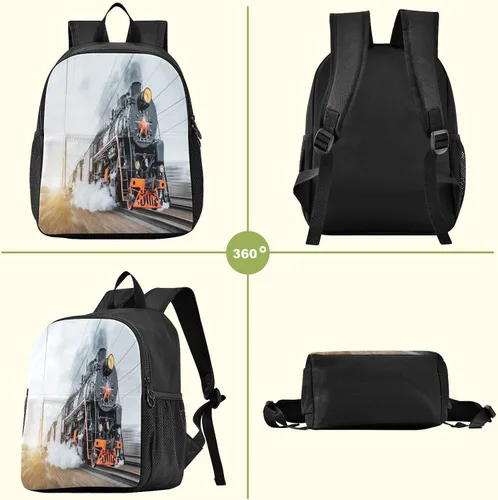 Vista 5 de Kcldeci Mochilas infantiles para preescolar primaria jardín de infantes, Color 9, Mochilas de viaje
