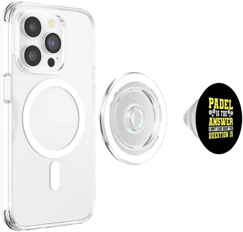 Vista 3 de Padel Tennis Athlete Sports Racquet GameTeam Player Paddle PopSockets PopGrip for MagSafe