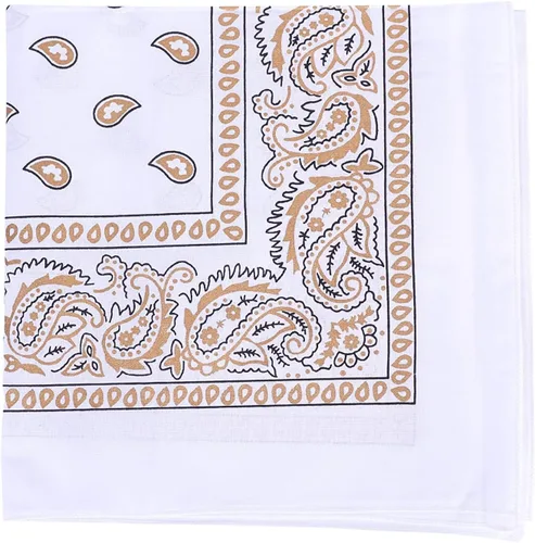 Vista 44 de Motique Accessories Bandana de algodón de 22 pulgadas con estampado cachemira
