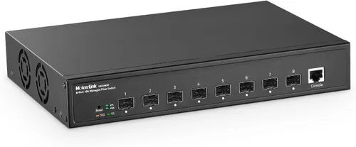 Vista 12 de MokerLink Switch Gestionado de 4 Puertos 2.5G con 2 Puertos Ranura SFP+ 10G, 4 x Puertos Base-T de 2.5Gigabit Compatible con 10/100/1000Mbps, Switch