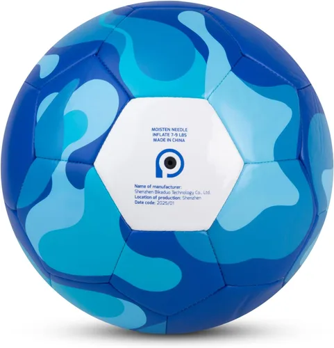 Vista 7 de PP PICADOR Balón de fútbol tamaño 5, pelota de fútbol tricolor para jóvenes y adultos, pelotas de fútbol para niños y niñas, para deportes
