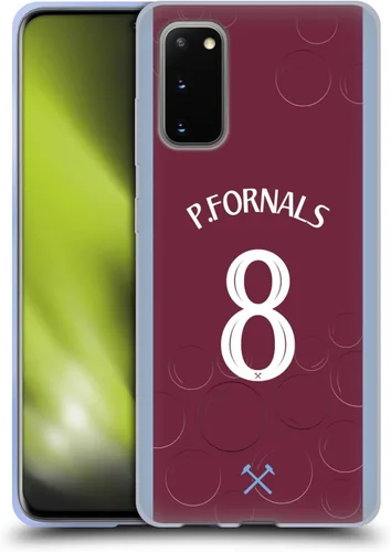 Vista 34 de Head Case Designs Officially Licensed West Ham United FC James Ward-Prowse 2023/24 Players Home Kit Gel Case [Military Grade Protection] Compatible