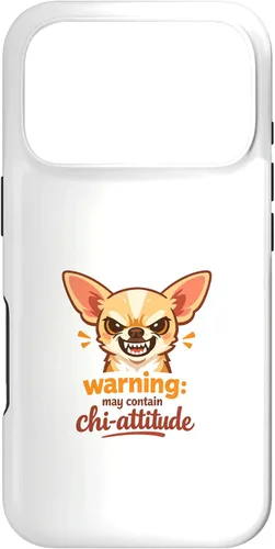 Vista 29 de Chihuahua Attitude Warning - Carcasa para iPhone XR