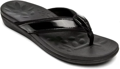 Vista 9 de QLEYO Cómodas sandalias para caminar para mujer con soporte de arco, las mejores sandalias para fascitis plantar para aliviar el dolor de pies