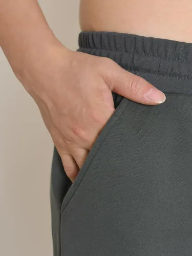 Vista 3 de Weintee Pantalones de forro polar altos con entrepierna de 34 pulgadas para hombre con forro de sherpa para invierno