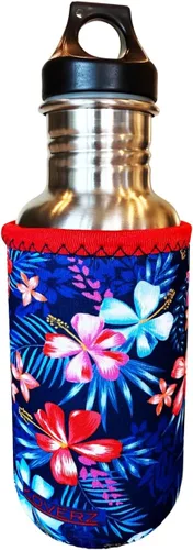Vista 68 de Funda de neopreno para botella de agua Koverz, funda de neopreno, se ajusta a botellas de agua de 24-30 oz, lavable y reutilizable, tamaño grande
