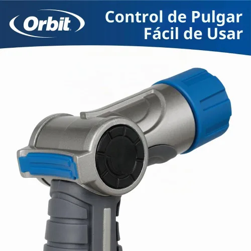 Vista 7 de Orbit Boquilla de control de pulgar de metal resistente