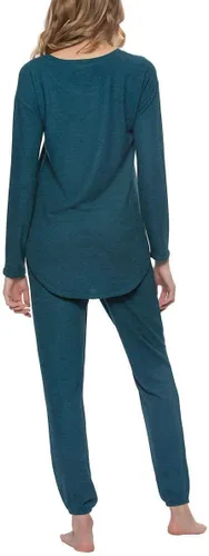 Vista 3 de Felina Comfyz Coco Conjunto relajamiento de 2 piezas Jersey cepillado LS Top & Jogger