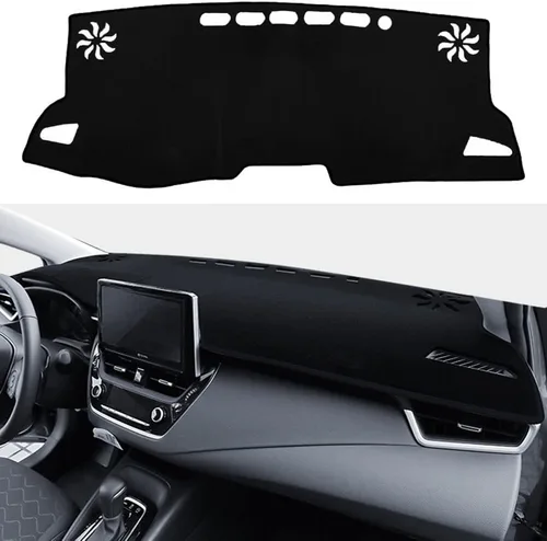Vista 28 de Cubierta de salpicadero para salpicadero, alfombra personalizada para Toyota RAV4 2013 2014 2015 2016 2017 2018 Accesorios antideslizante protector