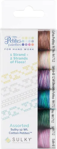 Vista 2 de SULKY OF AMERICA Sulky Sampler 12wt Cotton Petites 6/Pkg-2nd, segundo surtido más popular 6