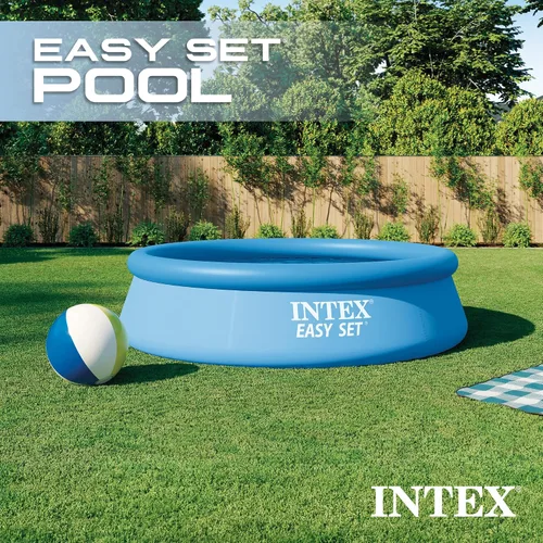 Vista 3 de Intex 28120E alberca elevada inflable de fácil instalación de 10 x 30 pulgadas
