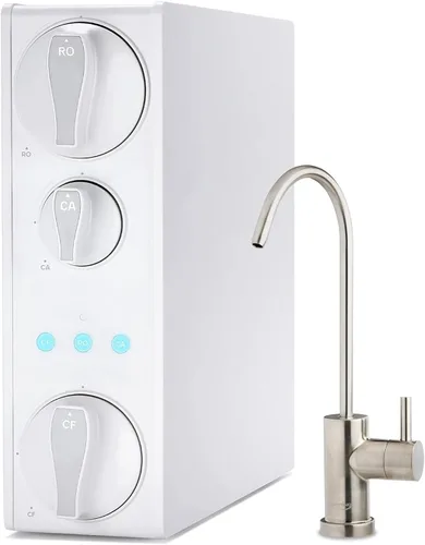 Vista 10 de iSpring UVF8 Filtro de agua UV LED, Kit de adición para sistemas de filtración de agua debajo del fregadero, libre de mercurio, de acero inoxidable