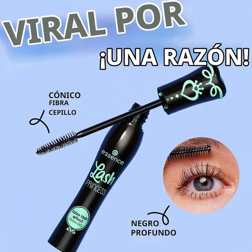 Vista 10 de essence Lash Princess False Lash Effect Mascara Voluminizante y alargador Libre de crueldad animal y sin parabenos Volumizador