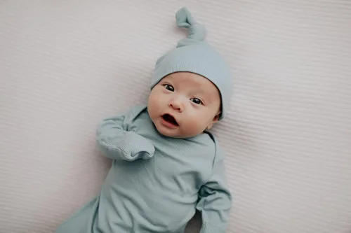 Vista 56 de Three Little Tots Vestido de corbata anudada para bebé recién nacido - Bebé