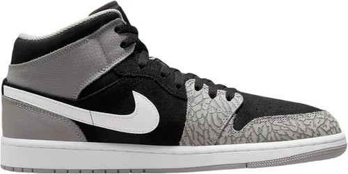 Vista 2 de Jordan 1 Mid SE Pre School BlackUniversity RedWhite