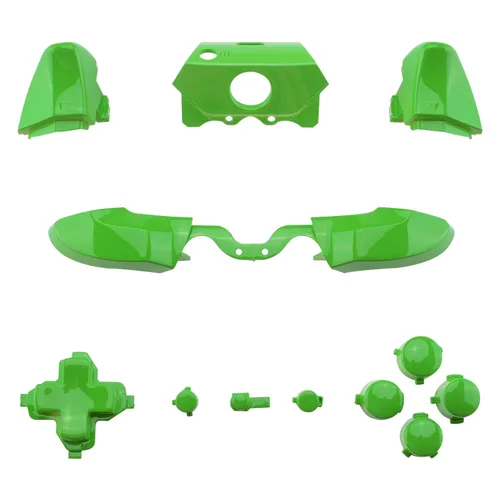 Vista 7 de eXtremeRate LB RB LT RT Bumpers Triggers D-Pad ABXY Start Back Sync Buttons, Chrome Gold Full Set Buttons Repair Kits with Tools for Xbox One