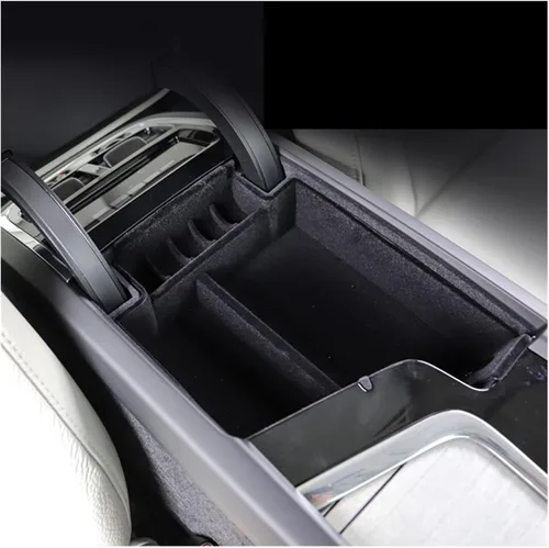 Vista 2 de Bandeja de almacenamiento para reposabrazos de automóvil, bandeja para consola central de accesorios de automóvil (color Xc40 Flocado)