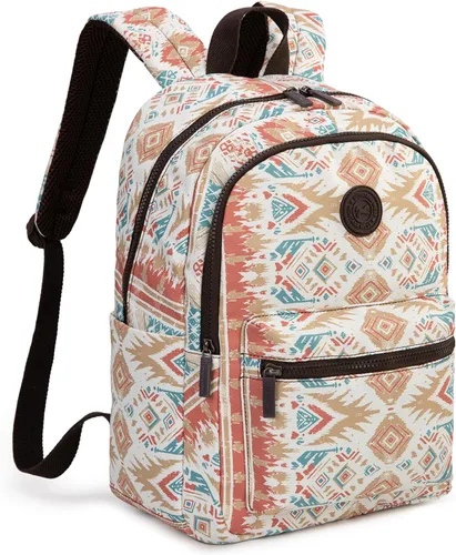 Vista 13 de Montana West - Mochila para mujeres, bolso de viaje occidental, mochila casual, mochila de día para portátil, universidad, Mediana