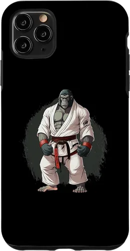 Vista 13 de iPhone 16 Gorilla In Judo Uniforme - Estuche japonés de artes marciales