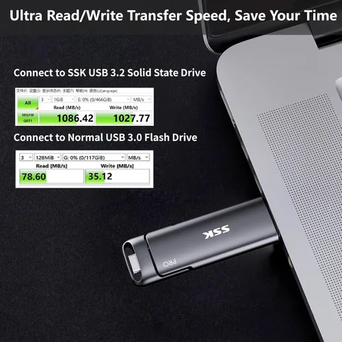 Vista 3 de SSK Paquete SSD portátil