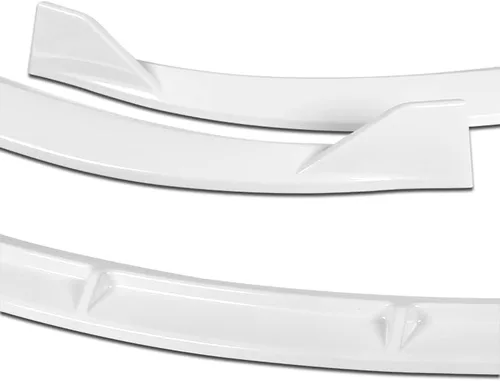Vista 5 de Kit de 3 bordes de parachoques delantero compatibles con Chevrolet Cruze 2011-2014, alerón de protección divisor estilo STP, difusor de aire