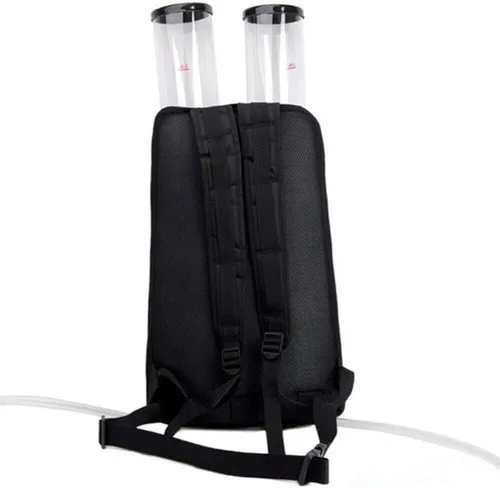 Vista 5 de YIYIBYUS Dispensador de bebidas de doble tanque de mochila portátil de doble barril de bebidas de licor líquido dispensador de mochila de cerveza