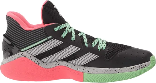 Vista 6 de adidas Tenis de baloncesto unisex Harden Stepback para adultos, NegroGrisMenta Glory, 5