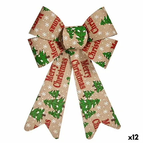 Vista 2 de Lazo Krist+ Merry Christmas Multicolor 16 x 24 x 4 cm Adorno Navideño (12 Unidades)