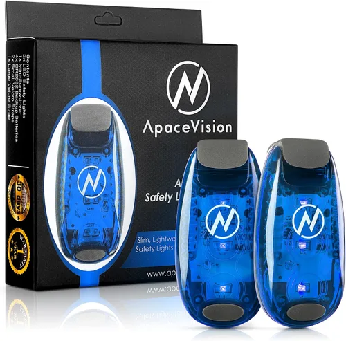 Vista 15 de LED Safety Light (2 Pack) - Clip On Strobe/Running Lights for Runners, Dog, Bike, Walking, Boat, Kayak, Stroller and More - High Visibility