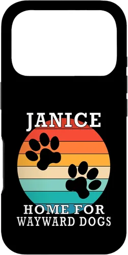 Vista 30 de Janice Home for Wayward Dogs Family Name Case for iPhone 16