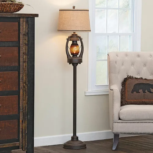 Vista 19 de Black Forest Decor Lámpara de elevación con asta de venado de cabaña - Lámpara rústica de cabaña con globo de vidrio sembrado
