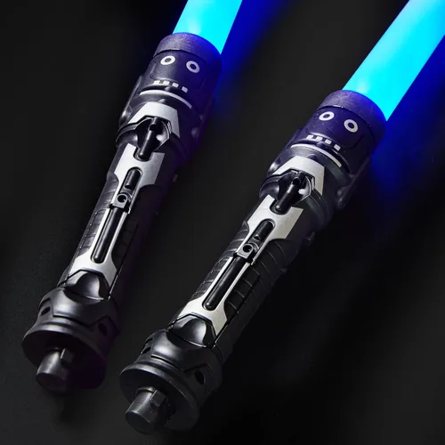 Vista 7 de Skywalker Disfraz con túnica de sable de luz para hombre, espada ligera, trajes de Halloween para adultos Blanco
