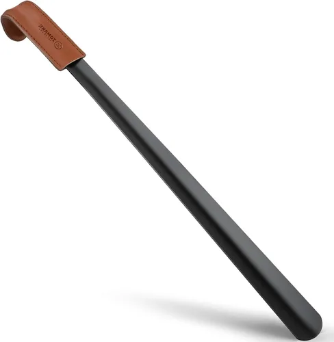 Vista 8 de ZOMAKE Long Shoe Horn for Seniors Men,Metal Shoehorn Long handle for Boots, Shoe Spoon Helper
